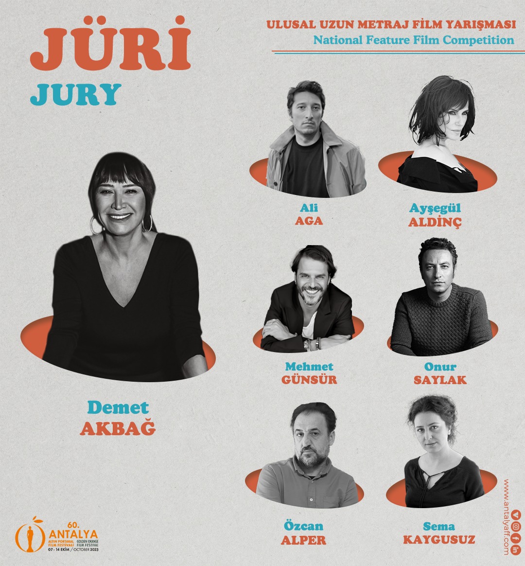AntalyaFF's tweet photo. Festivalde bu yıl Ulusal Uzun Metraj Film Yarışması jüri başkanı usta sanatçı Demet Akbağ olurken, jüri üyelerini kurgucu Ali Aga, müzisyen-oyuncu Ayşegül Aldinç, oyuncu Mehmet Günsür, yönetmen-oyuncu Onur Saylak, yönetmen-senarist Özcan Alper ve yazar Sema Kaygusuz oluşturuyor. https://t.co/wCxCIjjGTI