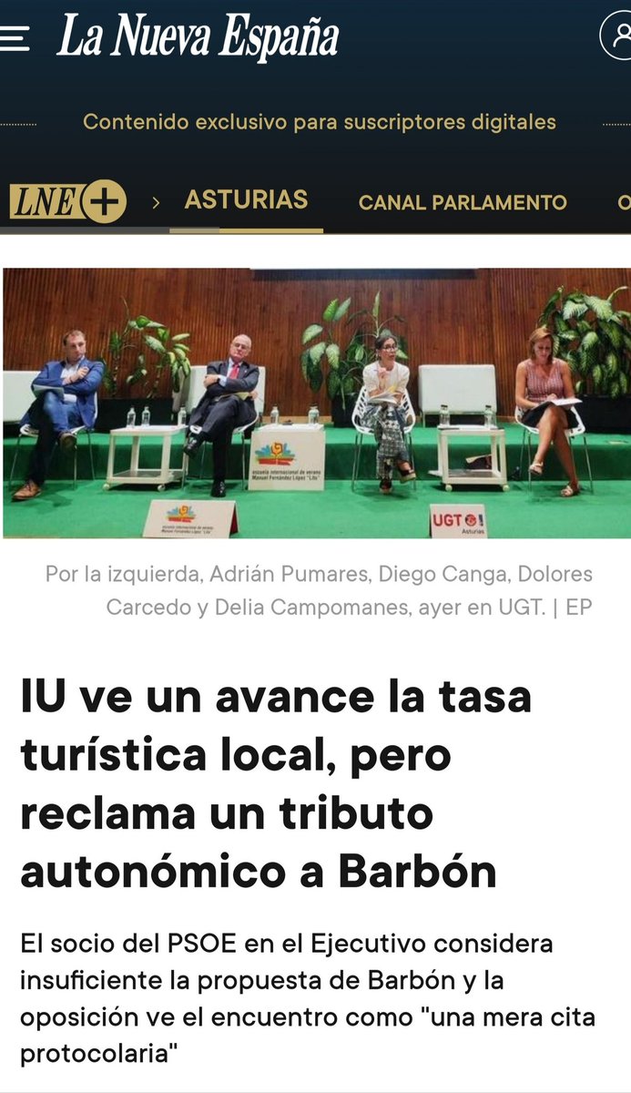 PP_Asturias's tweet photo. Barbón tuvo la oportunidad de elegir entre la moderación que le sirvió en bandeja @CangaFanoDiego, o la radicalidad de un Gobierno en coalición con IU. 

❌ Optó por lo segundo.

Y a menos de 💯 días, los problemas entre los socios no dejan de crecer 👇 https://t.co/QcWcn5UXp6