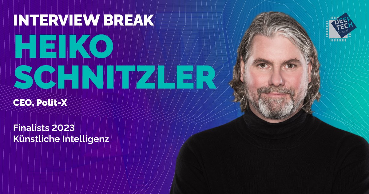 deeptechberlin's tweet photo. Mit dem Ziel, die Zukunft der Politik transparenter und aktueller zu gestalten, wurde @polit_x_de im Herzen der Berliner Politikszene gegründet. Wie sie mithilfe KI einen optimalen Zugang zum politischen Geschehen bieten, erfahrt ihr hier: https://t.co/5CorO3mFJH #DeepTechBerlin https://t.co/G8rO3fWqgX