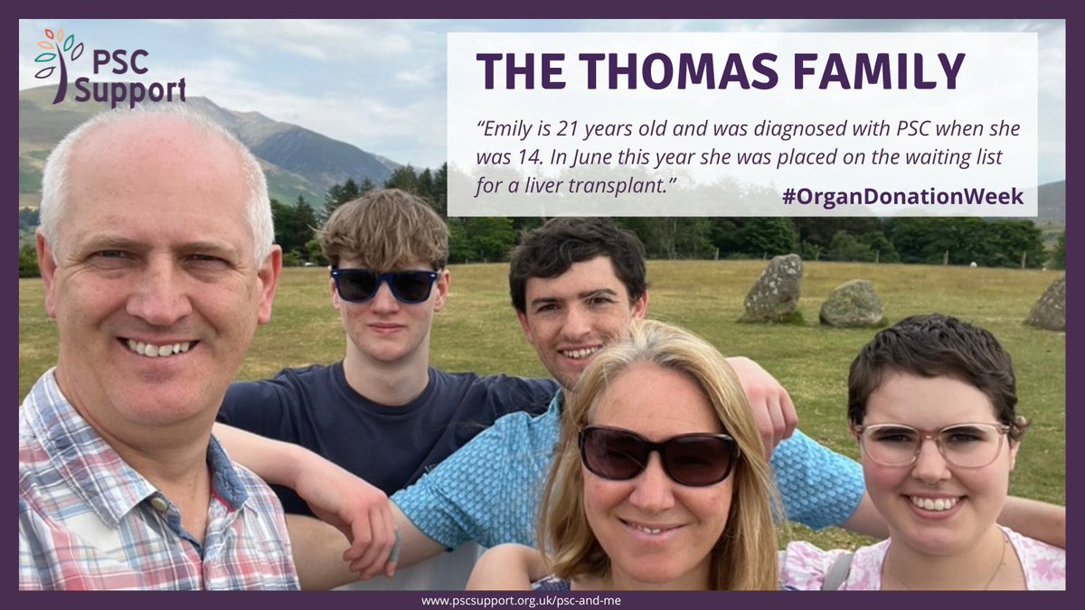 This month the Thomas Family are walking an incredible 697 miles leading up to the end of #OrganDonationWeek. Why 697? One mile for each person in the UK currently waiting for a life-saving #livertransplant. Here's why👉 bit.ly/3ZmxwUm
#OrganDonationWeek2023 #LetsBeatPSC