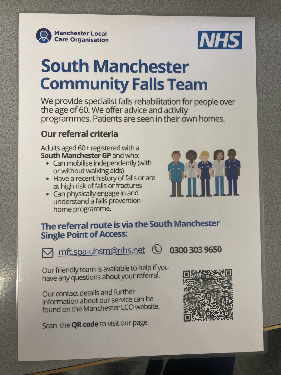 South Manchester Integrated Community Rehab (@southmcr_rehab) on Twitter photo This week, the South Manchester Community Falls Team launched the 'Community to Community Falls Referral pathway' at all GP practices across south Manchester - great networking opportunity! #FallsAwarenessWeek <a href="/mcrlco/">Manchester Local Care Organisation</a> <a href="/NHS_GM/">NHS Greater Manchester</a> This week, the South Manchester Community Falls Team launched the 'Community to Community Falls Referral pathway' at all GP practices across south Manchester - great networking opportunity! #FallsAwarenessWeek <a href="/mcrlco/">Manchester Local Care Organisation</a> <a href="/NHS_GM/">NHS Greater Manchester</a>