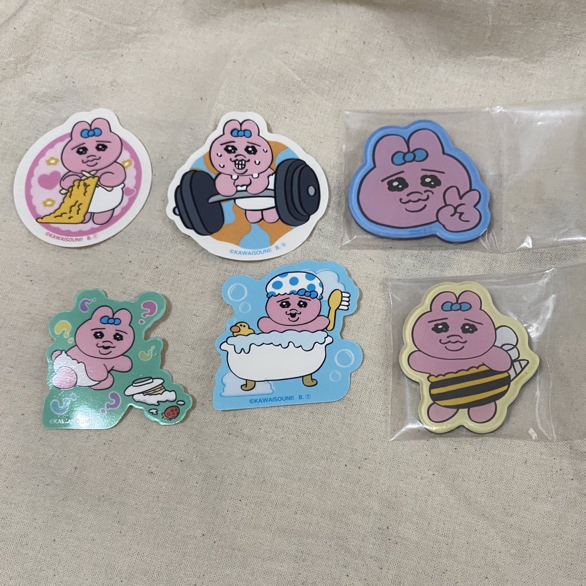 ____yuer's tweet photo. おぱんちゅうさぎ だいかっとすてっかぁ  キャラマグネッツ 交換

【譲】
     ↪︎  写真1枚目

【求】
     ↪︎   写真2枚目,3枚目◯

纏めて交換してくださる方優先させていただきます🙇🏻‍♀️ˎˊ ˗
郵送 / 同日発送(領収書or投函動画可◎)
お心当たりありましたらリプ,DMよろしくお願いいたします♡ https://t.co/cCjCPgEDjc