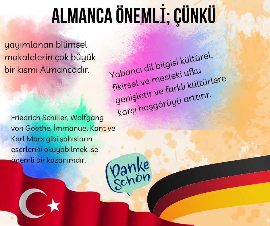 Almanca Öğretmenleri Platformu (@almancaplatform) on Twitter photo Sayın Bakan,
<a href="/Yusuf__Tekin/">Yusuf Tekin</a>
Almanca dersini 5. Sınıfa ekleyeceginizi söylediniz.
Ancak şunu tüm dünya biliyor sizde bilin ;
Dil devamlılık ister 1 yılda 4 saat ile elbette bir temel atılır .Ancak kalıcı öğrenme dil de süreklilik ister .Bu dünyadaki her dil için geçerlidir Sayın Bakan,
<a href="/Yusuf__Tekin/">Yusuf Tekin</a>
Almanca dersini 5. Sınıfa ekleyeceginizi söylediniz.
Ancak şunu tüm dünya biliyor sizde bilin ;
Dil devamlılık ister 1 yılda 4 saat ile elbette bir temel atılır .Ancak kalıcı öğrenme dil de süreklilik ister .Bu dünyadaki her dil için geçerlidir