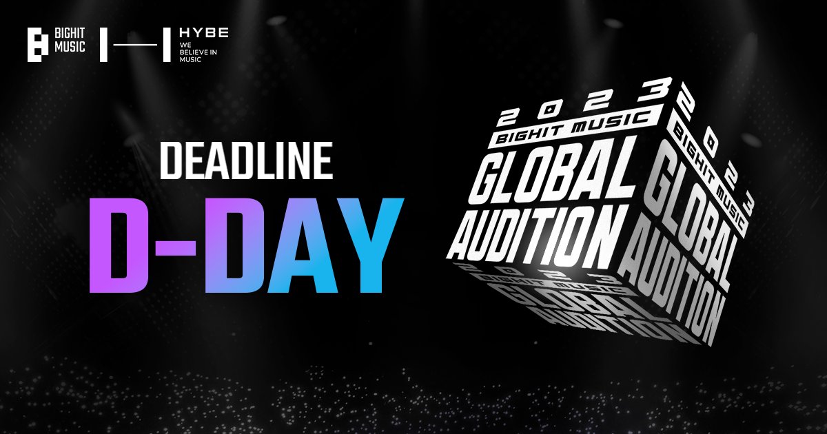 2023 BIGHIT MUSIC GLOBAL AUDITION THE NEXT BIG IS YOU, APPLY TODAY! Link: bit.ly/3QHyFDA #BIGHITMUSIC #GLOBALAUDITION #AUDITION #BTS #TXT #23BIGHITGLOBAL