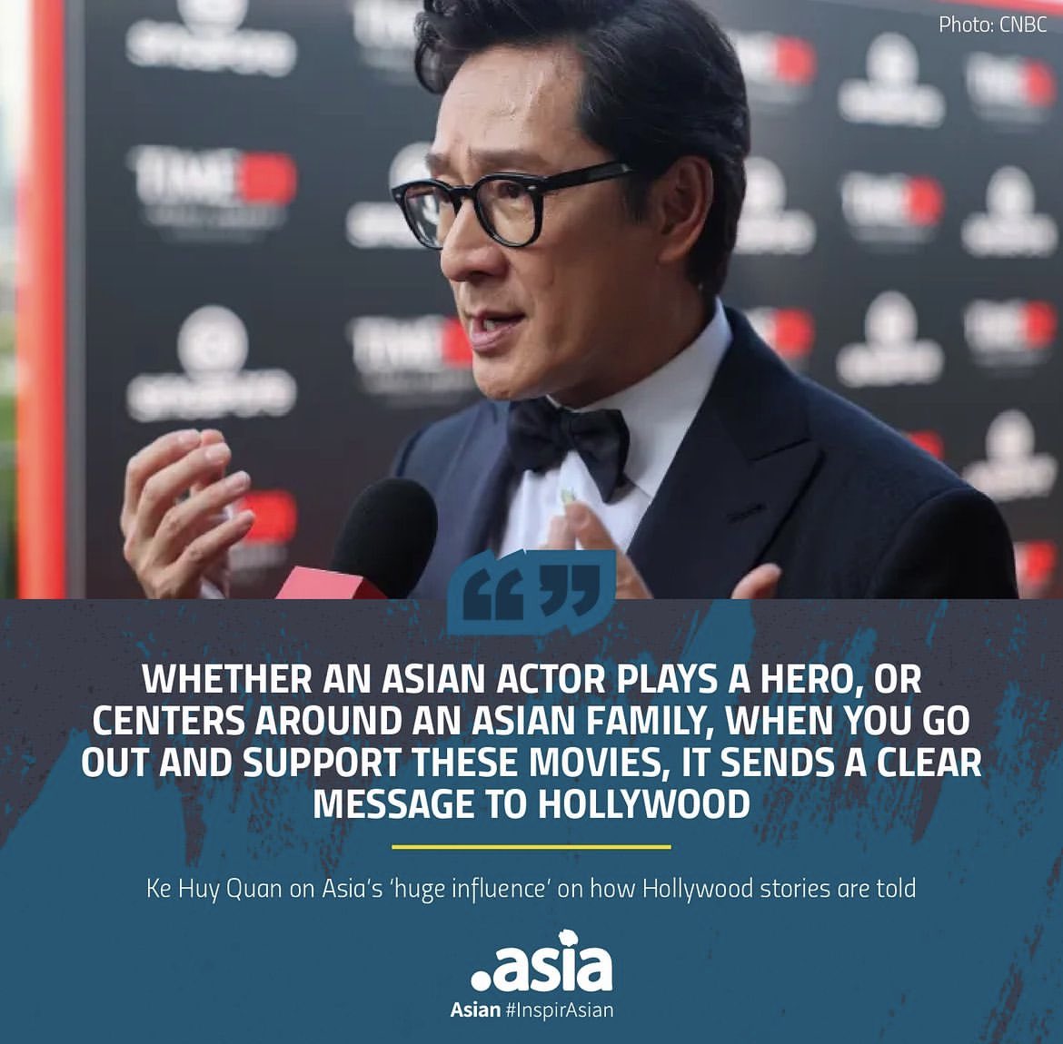 Ke Huy Quan was in Singapore speaking at the TIME100 Impact Awards. 🙌

Asian #InspirAsian #RepresentAsian

Follow us for all things #Asia