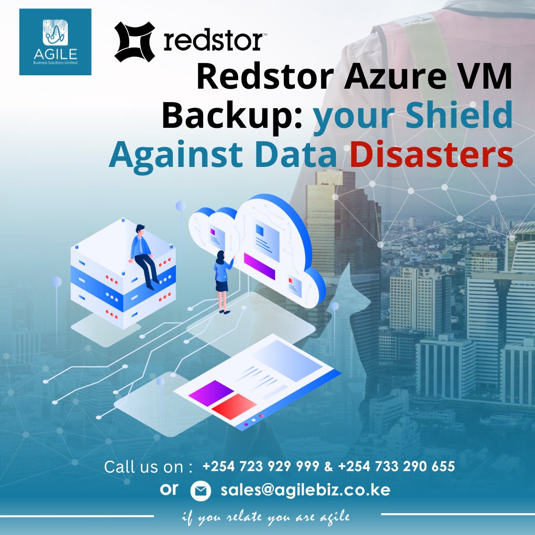 AgilebizKE's tweet image. 🔒 Strengthen your defense against #data loss! Many businesses face the challenge of ensuring reliable backups on Azure Virtual Machines.  Don&apos;t take chances with your backups!   
Take control today! @Redstor

#DataProtection #AzureVMBackUp #BackUpSolutions #ictsolutions