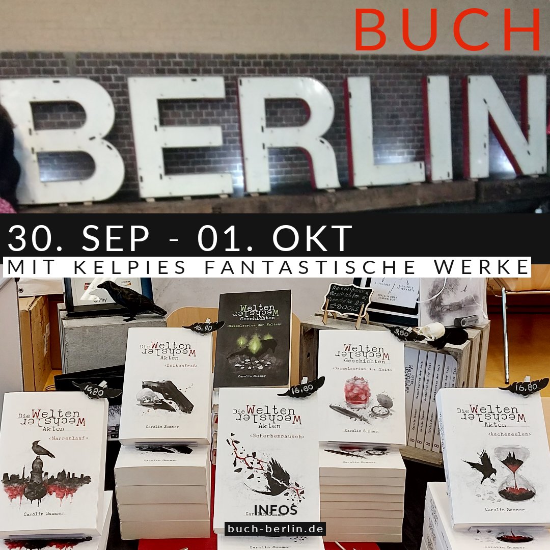 Carolin Summer (@wanderkraehe) on Twitter photo Die #BuchBerlin steht an :D
Vom 30.09. bis 01.10.23 findet ihr mich bei #Kelpies Fantastische Werke gemeinsam mit @GipfelBasilisk <a href="/poisonpainter/">Anne Zandt</a> <a href="/ElenorAvelle/">Elenor Avelle</a> <a href="/maggophonie/">Maggo ist dann mal weg</a> <a href="/kommafalter/">kommafalter</a> <a href="/MikeMorrinson/">MikeMorrinson</a> <a href="/IsabeleHellwege/">Isabelle schreibt Steampunk</a>
Wer von euch ist noch dort? Die #BuchBerlin steht an :D
Vom 30.09. bis 01.10.23 findet ihr mich bei #Kelpies Fantastische Werke gemeinsam mit @GipfelBasilisk <a href="/poisonpainter/">Anne Zandt</a> <a href="/ElenorAvelle/">Elenor Avelle</a> <a href="/maggophonie/">Maggo ist dann mal weg</a> <a href="/kommafalter/">kommafalter</a> <a href="/MikeMorrinson/">MikeMorrinson</a> <a href="/IsabeleHellwege/">Isabelle schreibt Steampunk</a>
Wer von euch ist noch dort?