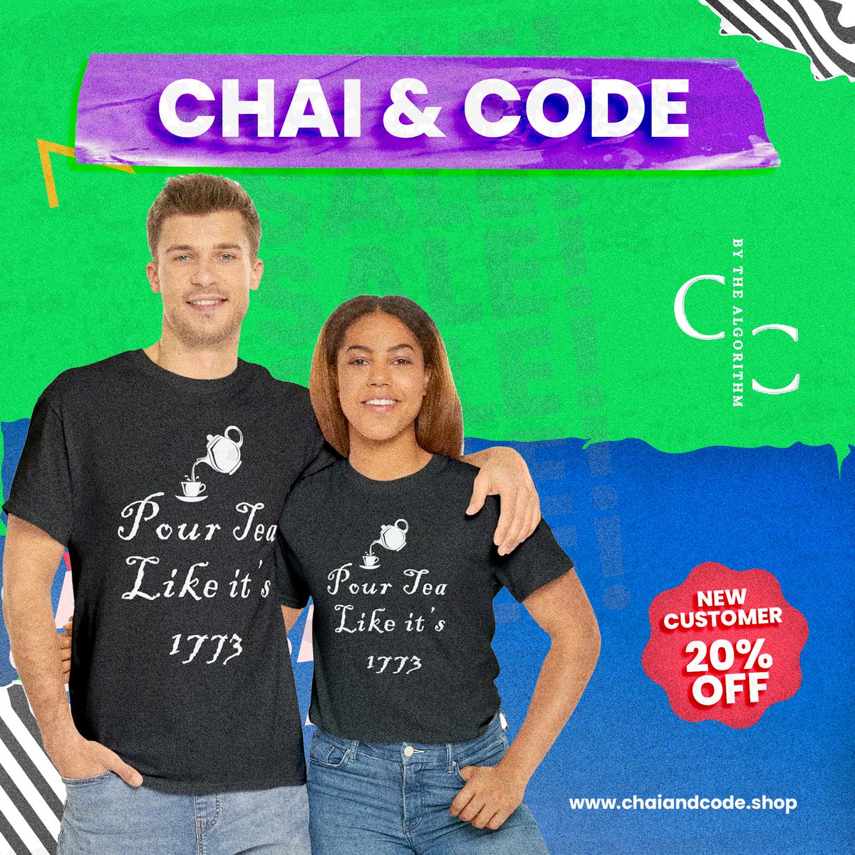 ChaiAndCode's tweet photo. Get yours today and pour your cuppa like a true tea revolutionary! ☕
🔥 Limited stock alert! Secure yours now!

https://t.co/i3EC7bk3lq
Place your orders here and we'll ship it within 24-hours!
Not satisfied? 30-days Moneyback Guaranteed!

#ChaiAndCode #TheAlgorithm https://t.co/pVHLfyQOLt