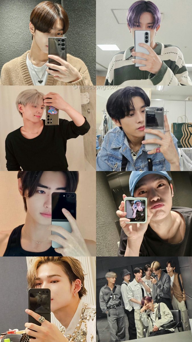 ENHYPEN and their Samsung Galaxy: Jungwon S23 Ultra Heeseung Z