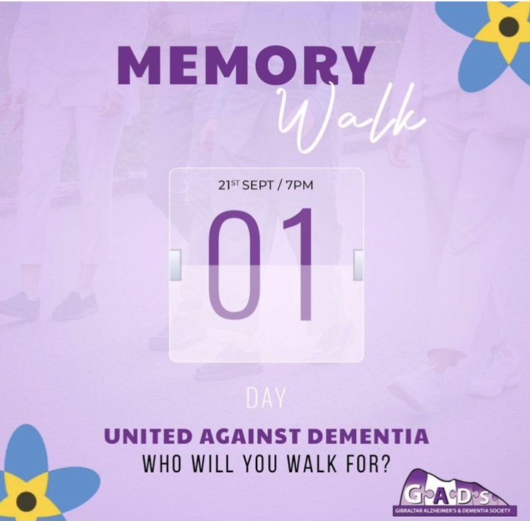 Only 1 day to go! Walk starts from Campion Park @7.00pm.#MemoryWalks are all about getting together, creating memories and supporting people living with dementia and remembering loved ones who are no longer with us 💜 #nevertooearly #nevertoolate #reducerisknow #worldalzmonth