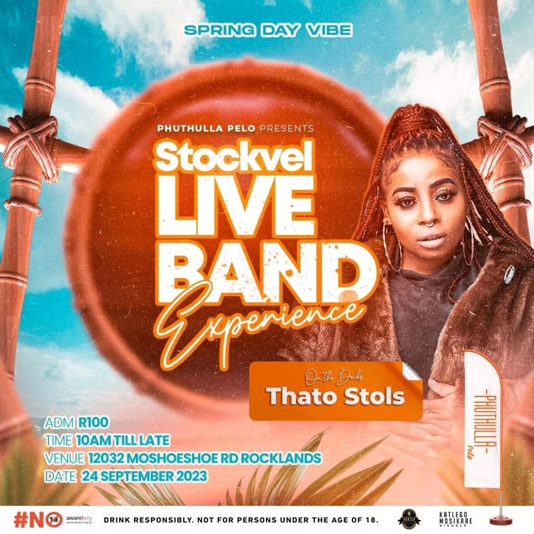 CraftRooted's tweet image. Let's go!!! We counting down to The STOCKVEL LIVE BAND EXPERIENCE 

To add on to the pleasure of the experience, Rooted will be giving a complimentary blue gin &amp;amp; tonic to the first 20 people who buy their ticket from us. *Few tickets left - get yours now!! 
Contact Us!!