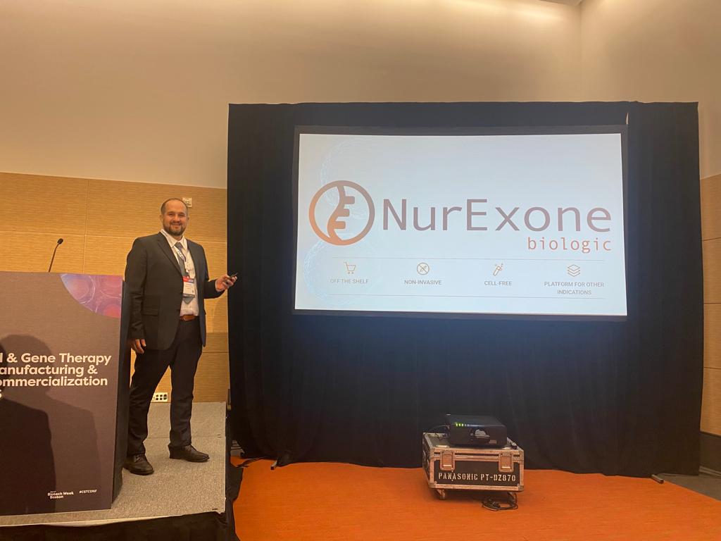 NBiologic's tweet photo. #biotechweekboston - NurExone's well-received talk on exosomes for spinal cord injury was part of the "MEET THE EXOSOME, THE RISING STAR IN DRUG DELIVERY" at Biotech Week in Boston...

#exosomes #spinalcordinjury #allaboutpeople #welldone

Well done @liorshal !! https://t.co/AHPH3VZEMf