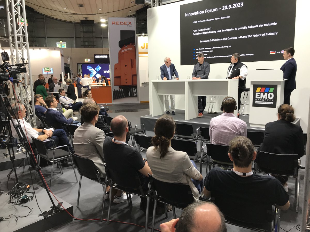 IIP-Ecosphere (@de_iipecosphere) on Twitter photo Der heiße Stuhl im Innovation Forum (Halle 9) der <a href="/EMO_HANNOVER/">EMO HANNOVER | #EMO2023</a> brennt🔥: Die Diskussion ist im vollen Gange. Kommen Sie vorbei ! Der heiße Stuhl im Innovation Forum (Halle 9) der <a href="/EMO_HANNOVER/">EMO HANNOVER | #EMO2023</a> brennt🔥: Die Diskussion ist im vollen Gange. Kommen Sie vorbei !