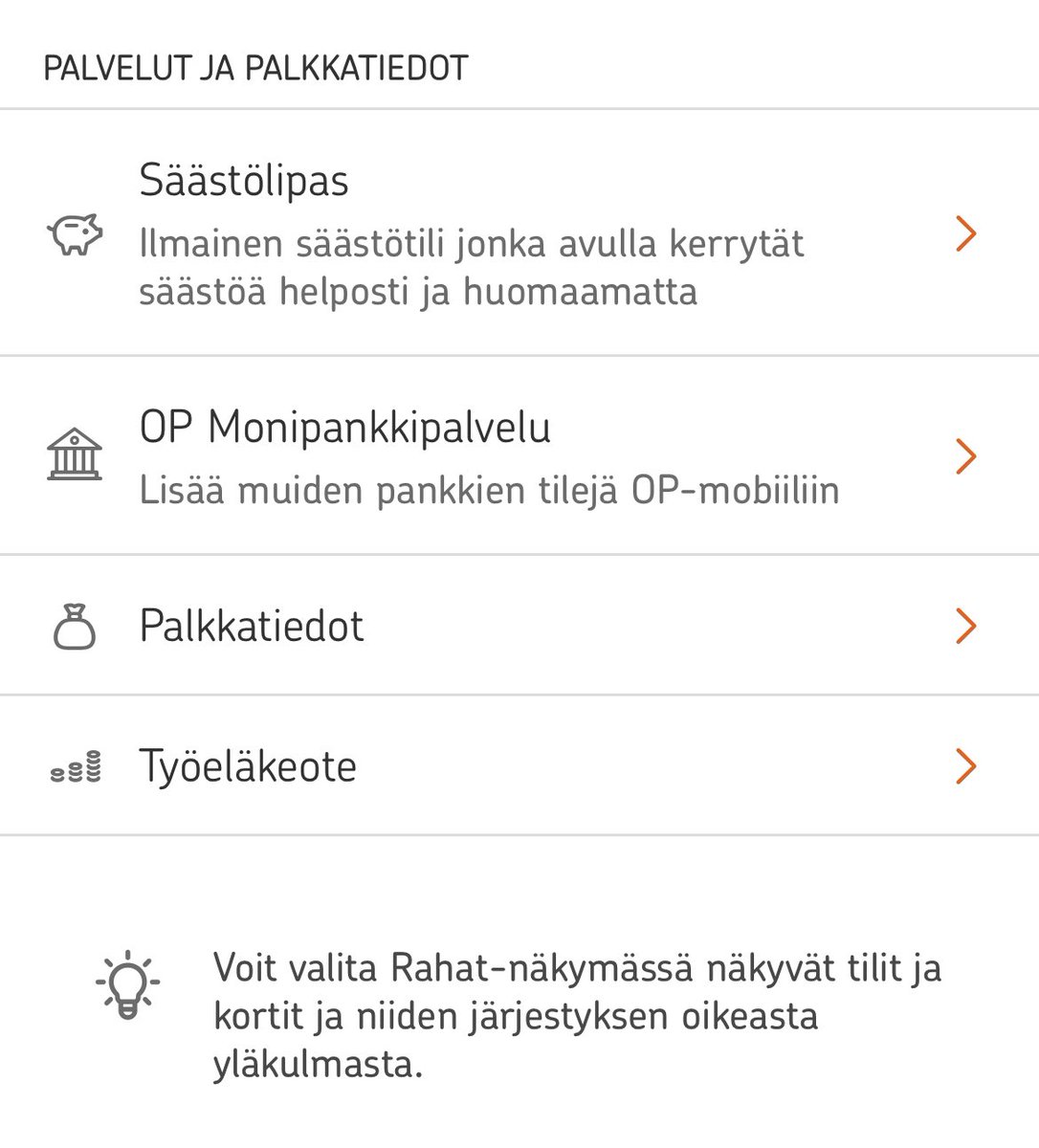 Uutta OP-mobiilissa 🤩 Nyt voit tarkistaa työeläkeotteesi suoraan tilit ja kortit osiosta eli todeta, että tänään on hyvä päivä aloittaa 📲 #sijoittaminen #OPmobiili