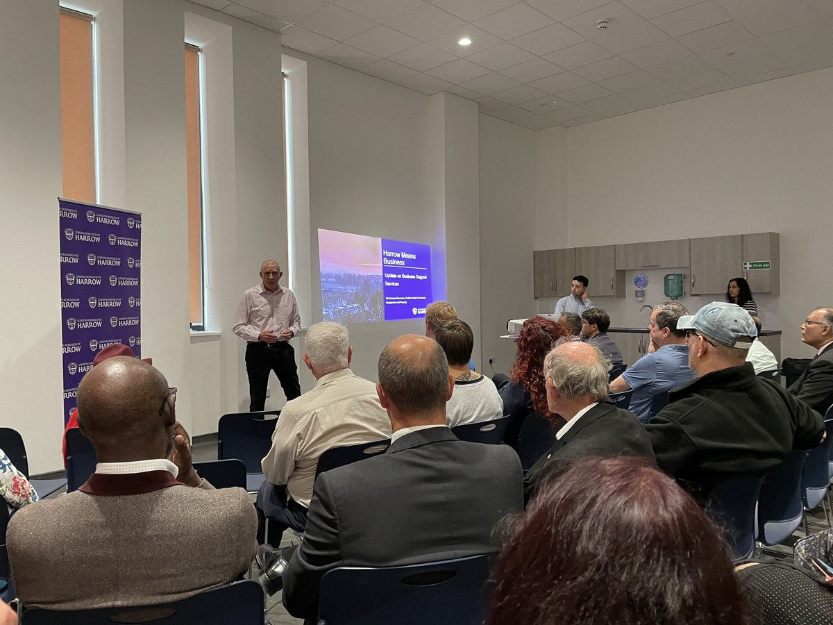 GregChantHall's tweet photo. We are with @harrow_council today at the #HMB23 - Harrow Means Business and talking on #climate #costs and opportunities for local businesses.  Met some great people already! #sustainablebusiness #carbon #BNG #netzero @Square_Gain https://t.co/VBiV6TAVF8