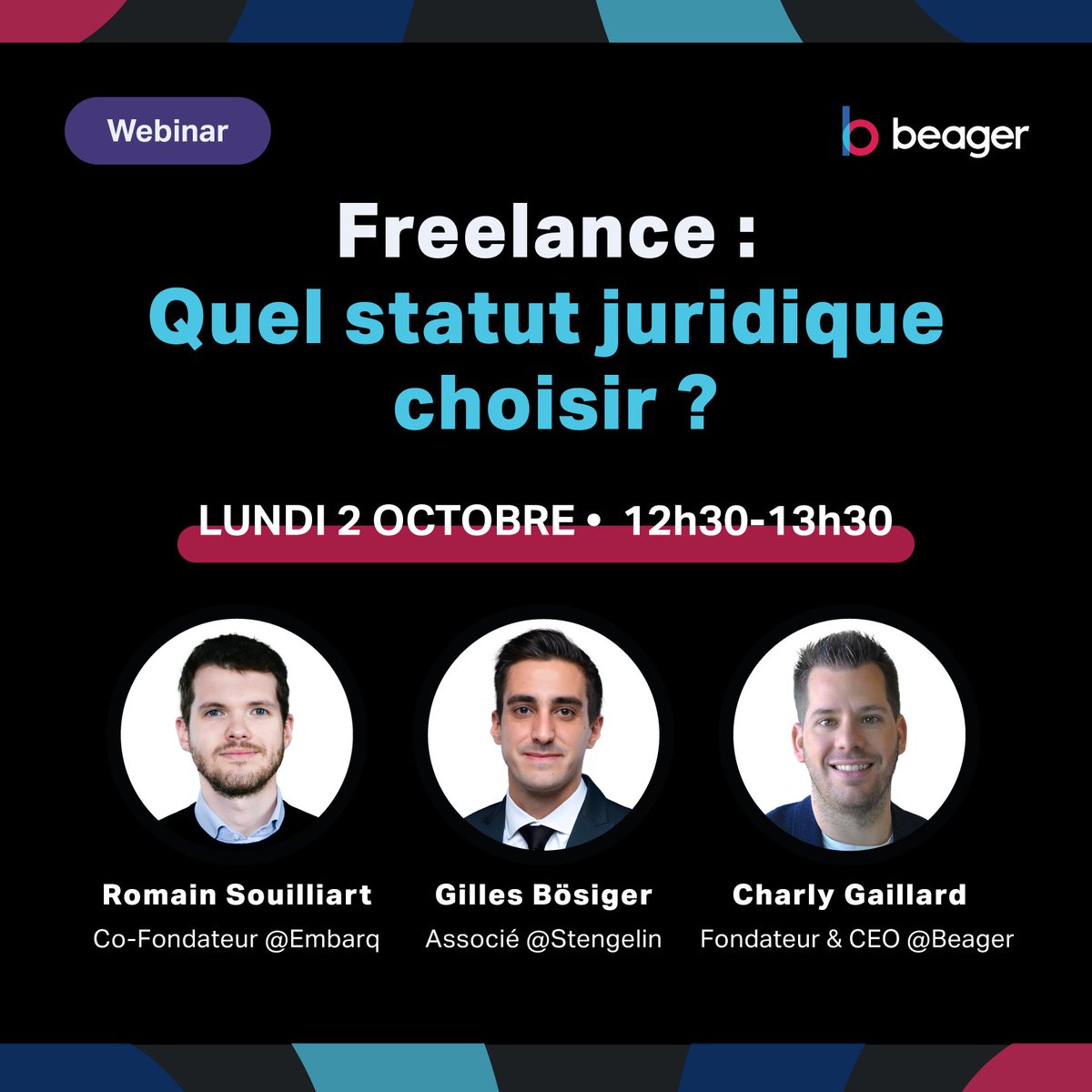 beagertalents's tweet photo. Alors pour y voir plus clair, nous vous donnons rendez-vous le 2 octobre à 12h30, en compagnie d’@Embarq_FR et du cabinet @StengelinEC.

Pour vous inscrire, cliquez sur ce lien : https://t.co/uJ8NYsq9w2 https://t.co/2DYPqBp2Ro