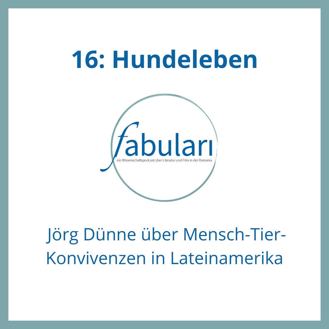 fabulari_p's tweet photo. 16: Hundeleben. Jörg Dünne über Mensch-Tier-Konvivenzen in Lateinamerika

Die Kulturgeschichte des Hundes reicht in Lateinamerika zurück bis in die Zeiten der Conquista, immer schon stand das Tier auch als Metapher für gesellschaftliche Verhältnisse. https://t.co/rVndbjMYKz