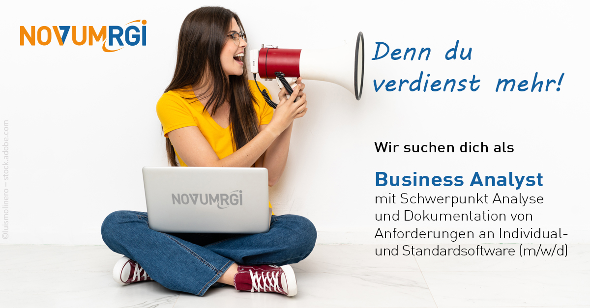 NOVUM_RGI's tweet photo. Lust an der der Analyse & Dokumentation von Anforderungen an Individual- & Standardsoftware mitzuarbeiten und an der Erstellung fachlicher Dokumentationen? #Novum-#RGI sucht dich als #Businessanalyst (m/w/d): https://t.co/Wj3pMNVgIF
#karriere #Job #rgipeople #traumjob
@RGI_Group https://t.co/Yxb6UHixr5