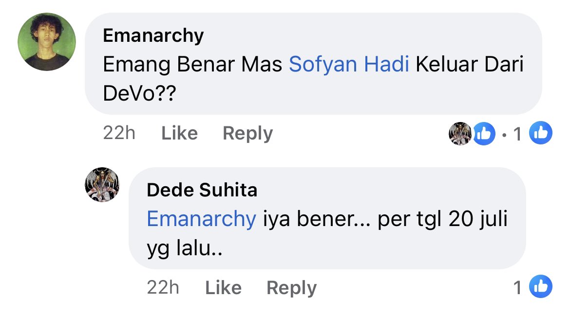 XtremeMerch's tweet photo. [𝗕𝗿𝗲𝗮𝗸𝗶𝗻𝗴 𝗡𝗲𝘄𝘀]
Dilansir dari halaman facebook mantan vokalis Death Vomit, Dede Suhita menyatakan Sofyan Hadi sudah tidak bersama Death Vomit per 20 Juli 2023. https://t.co/QA2MonVHVV