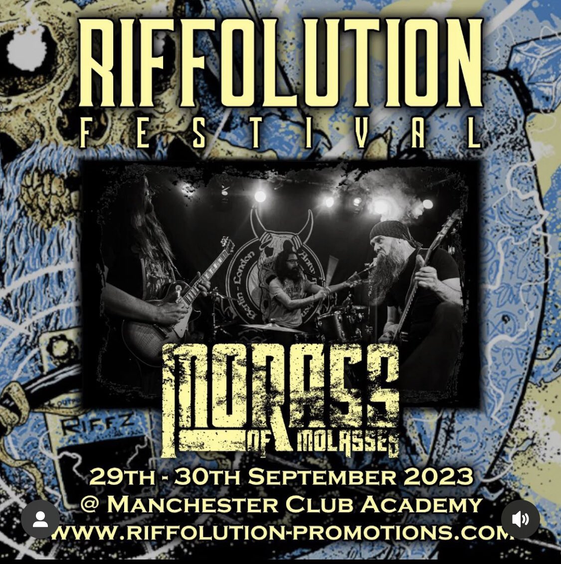 In just 10 days we are driving up to Manchester to be part of the beast that is Riffolution Festival. So many good bands and close friends playing, it’s gonna be amazing! Grab your tickets and indulge in Riff worship 🤟

skiddle.com/festivals/riff…