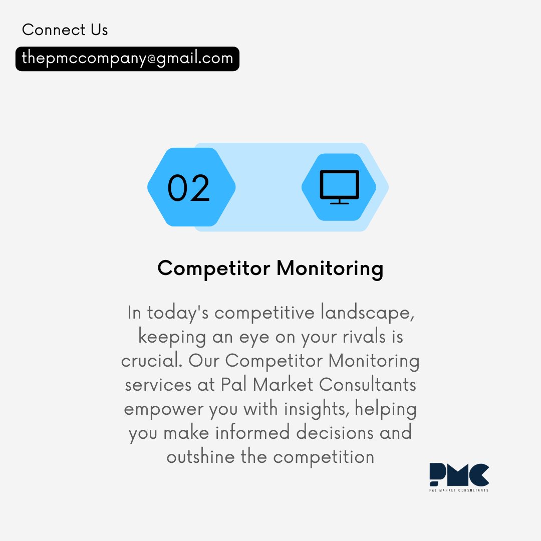 palmarketC's tweet image. Discover the Power of Marketing Analysis with Pal Market Consultants!

Connect Us Soon at
thepmccompany@gmail.com

#StrategyPerformance #BusinessSuccess #PalMarketConsultants #CompetitorMonitoring #StayAhead #DefendYourBusiness #Strategy #BusinessGrowth #predictability