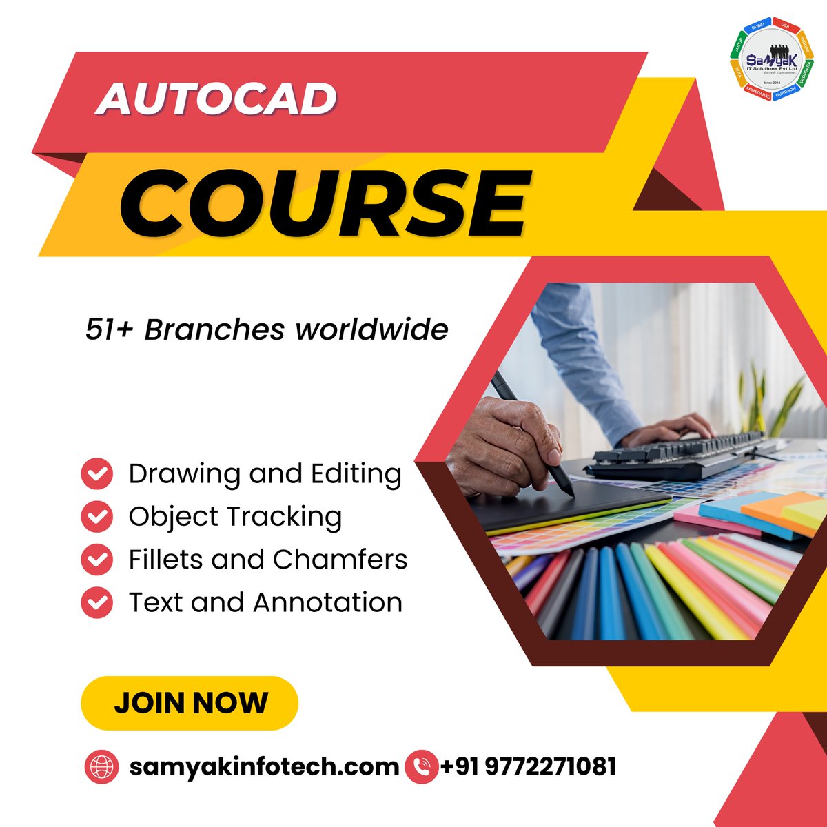 samyakclass's tweet image. Join us at Samyak Computer Classes for top-notch computer courses that will shape your future! 💻📚
#SamyakComputerClasses #TechEducation #ComputerCourses #DigitalSkills #LearnToCode #FutureReady #TechSkills #CodingJourney #ITTraining #EmpowerYourself #KnowledgeIsPower
