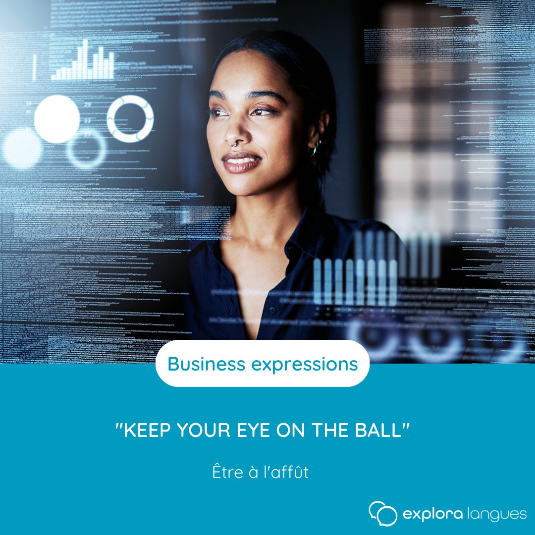 ExploraLangues's tweet image. "Keep your eye on the ball"
#Apprentissage #DéveloppementProfessionnel #anglais #anglaisbusiness #formationanglais #formationnice #nice06