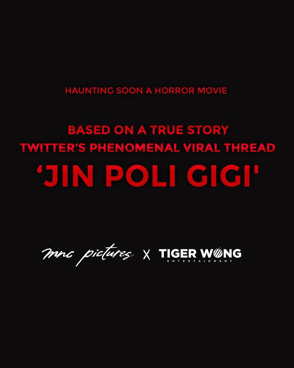 bicaraboxoffice's tweet photo. Thread viral "Jin Poli Gigi" akan diadaptasi menjadi film LEMBAYUNG
di bioskop 2024 https://t.co/WpBacMuIoT