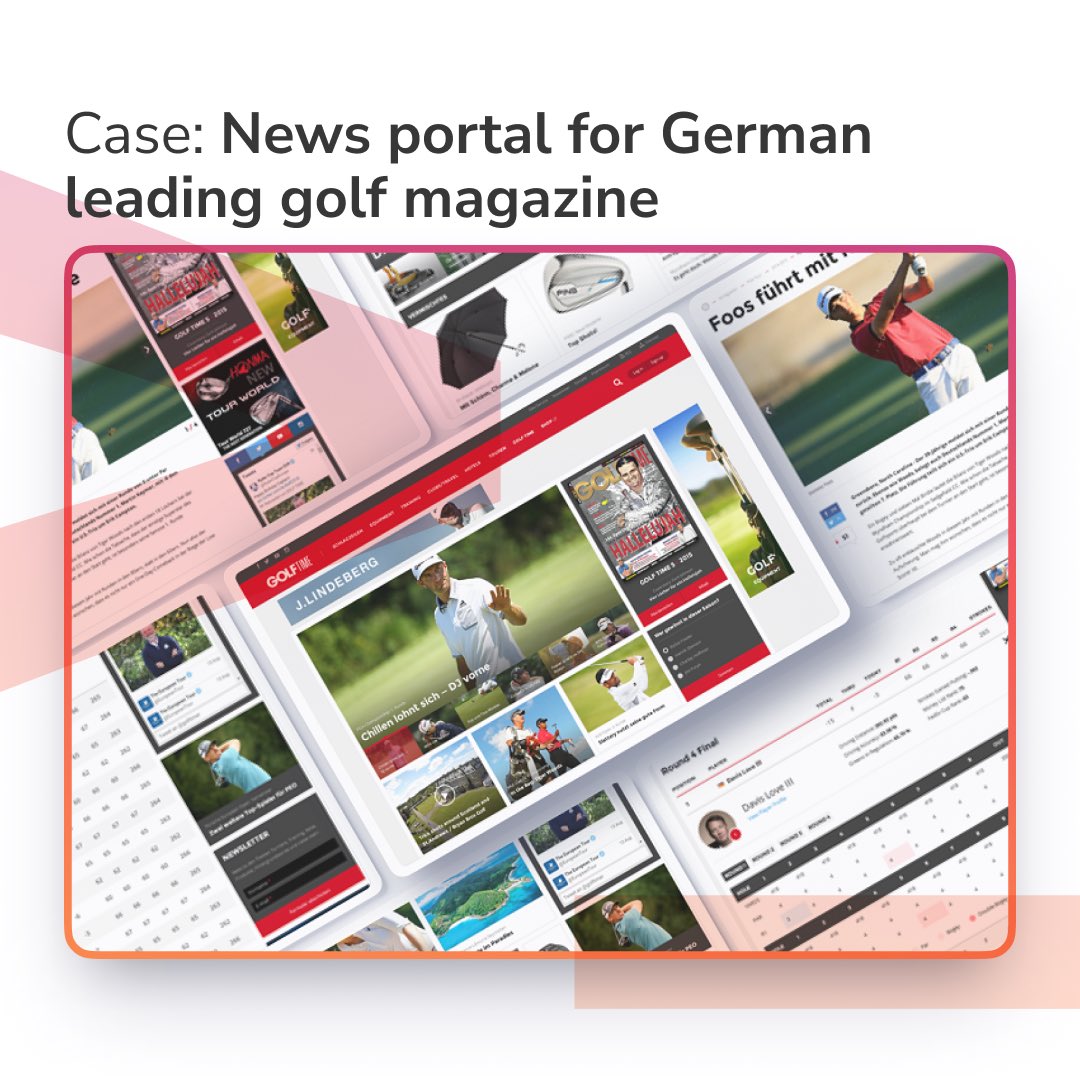 inCode_Systems's tweet image. 🏌️‍♂️ Revolutionizing Golf News with inCode Systems 

In just 3 months, we redesigned their #website, creating a responsive, cross-platform news portal. An admin panel was crafted for easy website block creation without programming.

#NewsPortal #DigitalTransformation