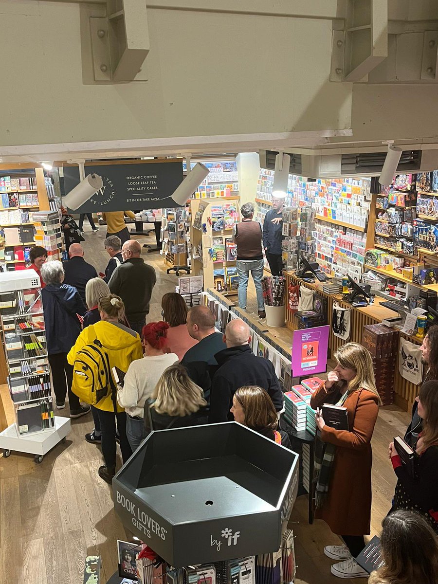 danny_robins's tweet photo. Slightly sore wrist this morning… A great night at @WaterstonesYork - thank you to everyone who came!

https://t.co/64H7dQEhqM
#UncannyCommunity https://t.co/flkrTH0Mcn