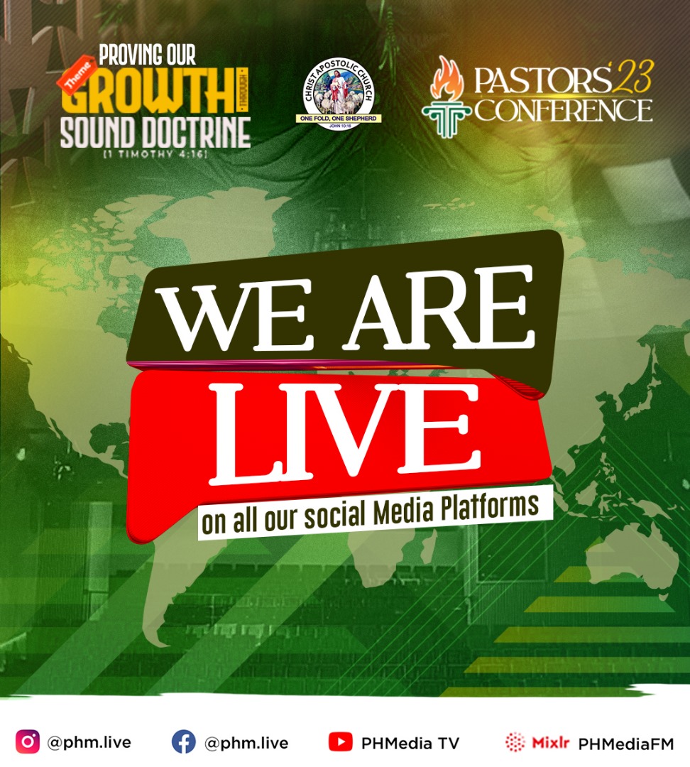 prophethezekiah's tweet photo. Coming up next

PRESIDENTIAL ADDRESS from our spiritual leader and father @Pastor SO Oladele

Kindly Share!!!

#pastorsconference2023
#pastorsooladele
#growth 
#prophethezekiaholadeji
#officialprophethezekiah 
#live 
#stayhappening 
#cac
#cacnigeriaandoverseas
#PHMedia https://t.co/faZlXsEaZa