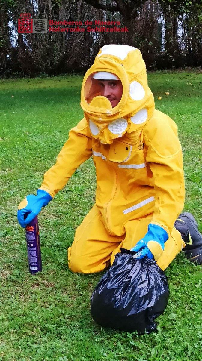 bomberos_na's tweet image. Intervenimos la tarde del #martes en #Espinal (#Erro) para realizar una retirada de #avispas en una vivienda unifamiliar

#ParqueBurguete