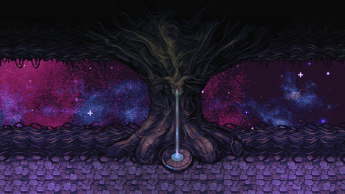 Nourished by tainted ichor, the progeny of the Weaver was transformed into a frenzied monstrosity.🩸

#indiegame | #pixelart | #darkfantasy | #gamedev | #huntthenight