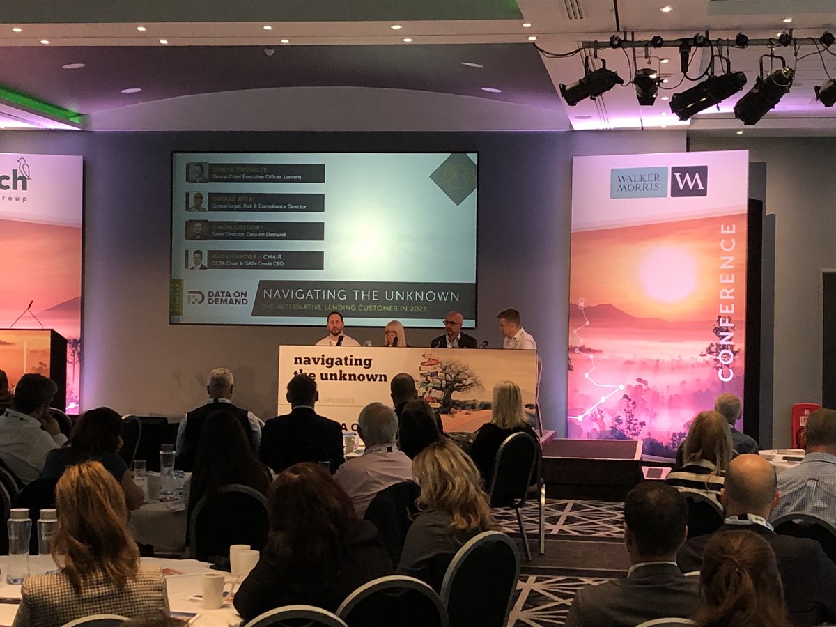 CCTA_voice's tweet photo. Time to start the first panel of the day on the alternative lending customer sponsored by Data on Demand https://t.co/oTgDgQxROM