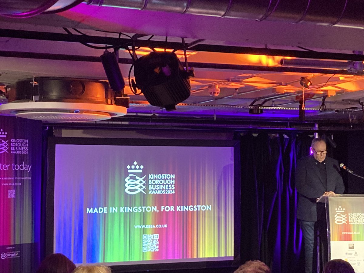 Launch of the Kingston Business awards tonight. Open for entries now. 170 applications last year it’s  a phenomenal awards ceremony. Acknowledging the greatness of Kingston and its People. @KingstonCOC @KbbAwards @GaryNunn1 @timeandleisure @IQinIT