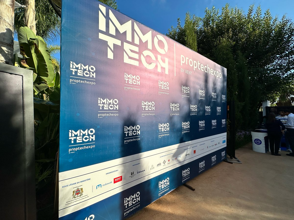 Here we go for 2 days at Immotech Casablanca ! See you there ! #immotech #proptech #innovation