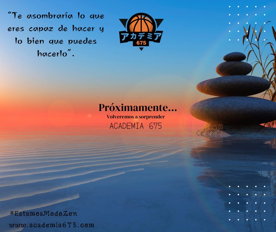 675Academia's tweet photo. 🧘"𝒯𝑒 𝒶𝓈𝑜𝓂𝒷𝓇𝒶𝓇𝒾́𝒶 𝓁𝑜 𝓆𝓊𝑒 𝑒𝓇𝑒𝓈 𝒸𝒶𝓅𝒶𝓏 𝒹𝑒 𝒽𝒶𝒸𝑒𝓇 𝓎 𝓁𝑜 𝒷𝒾𝑒𝓃 𝓆𝓊𝑒 𝓅𝓊𝑒𝒹𝑒𝓈 𝒽𝒶𝒸𝑒𝓇𝓁𝑜".

#EstamosModoZen 🔜 𝐏𝐫𝐨́𝐱𝐢𝐦𝐚𝐦𝐞𝐧𝐭𝐞

🟠⚫️ #Academia675 #Proyecto675 https://t.co/doPO8jKLKn