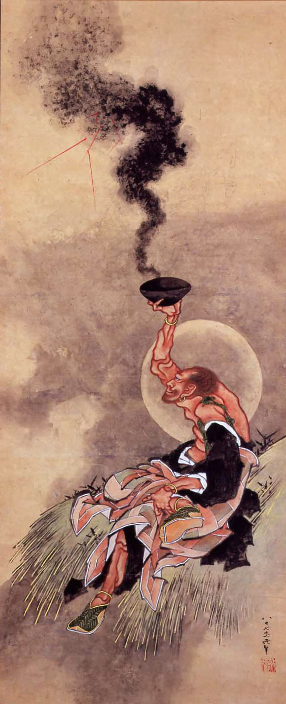 肉筆葛飾北斎 葛飾北斎 肉筆画 - つれづれ美術手帖