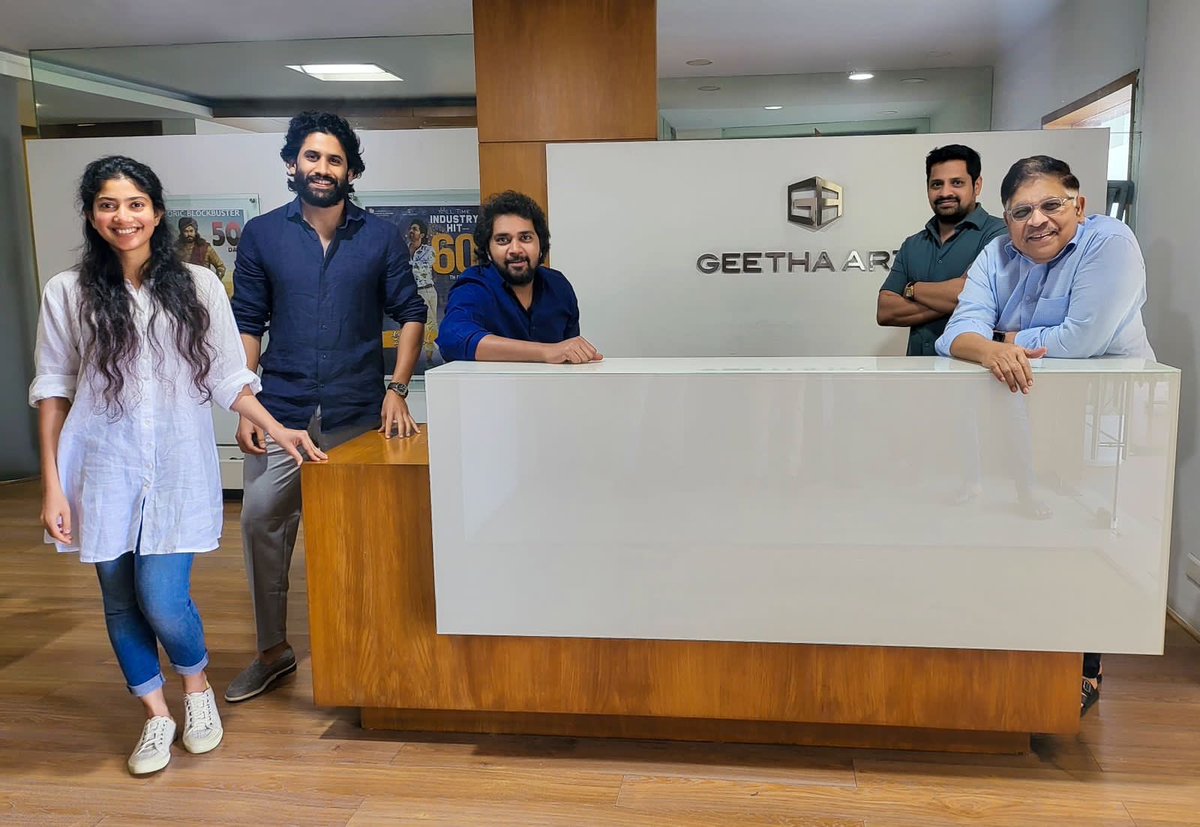 The beautiful and talented <a href="/Sai_Pallavi92/">Sai Pallavi</a> joins the voyage of #NC23 🌊⛵

Pre-production in full swing. Shoot begins soon 💫✨

Yuvasamrat <a href="/chay_akkineni/">chaitanya akkineni</a> <a href="/chandoomondeti/">chandoo mondeti</a> #BunnyVas <a href="/GeethaArts/">Geetha Arts</a> <a href="/KarthikTheeda/">kartheek Theeda</a> <a href="/bhanu_pratapa/">Bhanu Pratapa</a>