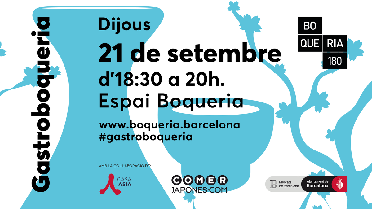 CasaAsia's tweet photo. 🍶Demà a les 18.30h t'espera un nou tast de #sakes tèrbols (nigorizake) a @la_boqueria, de la mà de
@ComerJapones
https://t.co/KZAr7tjjsr
🍶 Mañana a las 18.30h te espera una nueva cata de #sakes turbios (nigorizake) en @la_boqueria con @ComerJapones
https://t.co/el63OXdWly https://t.co/RgmxB6w31W