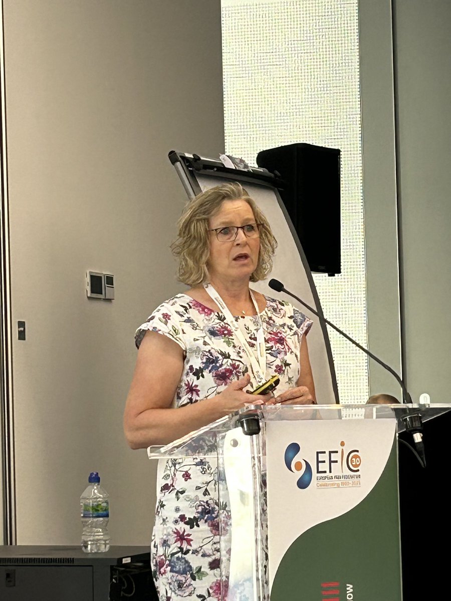 FeliciaJCox's tweet photo. Health literacy is the topic of the @EFIC_org Presidential campaign led by @bronafullen.  Resources are available in 15 languages. @NadjaNestler is sharing the background to the project. #plaintalking #EFIC2023 https://t.co/KpoXMxHoaj