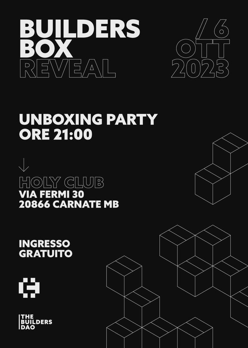 CryptoMadonne's tweet photo. ⚠️Super announce ⚠️
⚡️📦@TheBuildersDao Fam chose @HolyClubGroup House Gallery to have their reveal party 📦⚡️
CryptoMADONNE and @Them_nftart projects are part of the holy reveal ✨ 
October 6 - 9 pm 💥 https://t.co/Y5lUnpKPVN