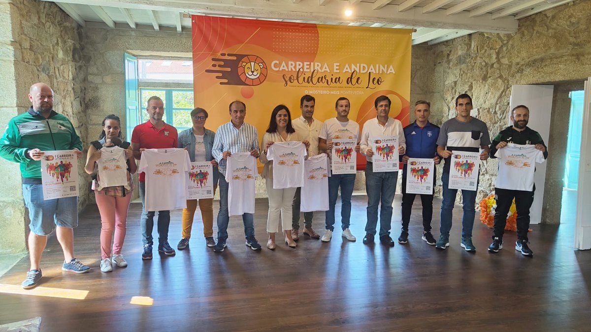 depo_es's tweet image. O deputado provincial, Marcos Guisasola, participou onte en #Meis na presentación das camisetas conmemorativas da I Carreira Solidaria de Leo

Esta iniciativa da Asociación A Baralla celebrarase o 1 de outubro no Mosteiro para recadar fondos para nenos con enfermidades raras