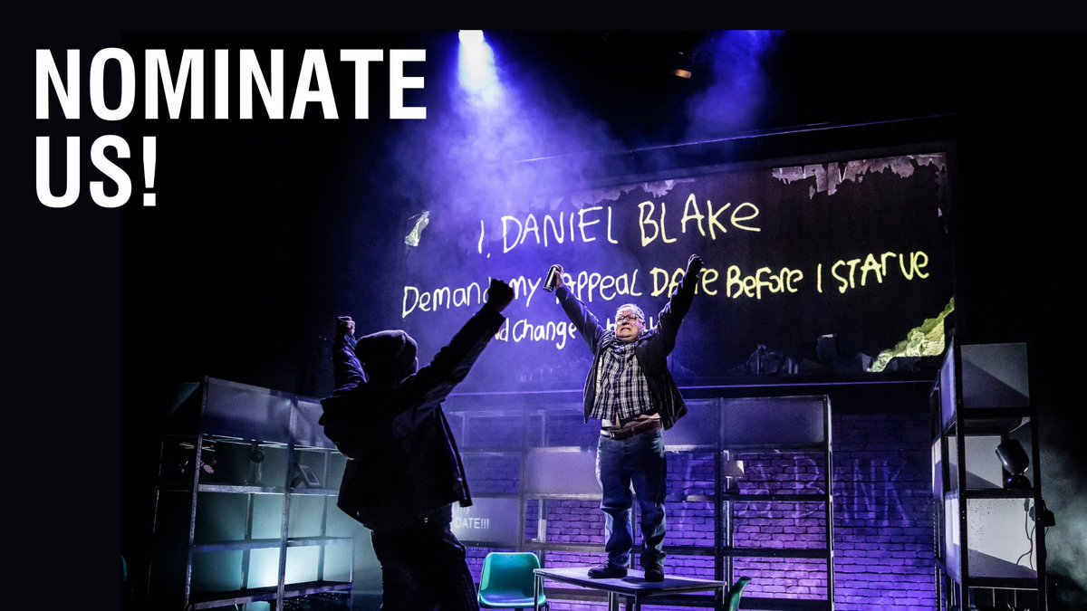 northernstage's tweet photo. Did you love I, Daniel Blake at Northern Stage? The North East Culture Awards 2023 are now open for nominations and we'd love for you to nominate us 🙌

Head to https://t.co/zTIeqxcHmV to enter your nominations now! https://t.co/wvLRhgb7LX