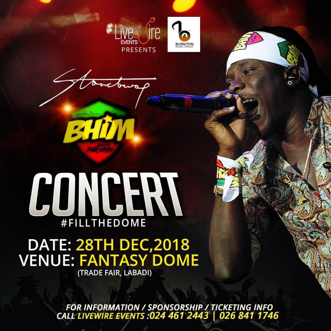 BhimNativesGh's tweet photo. In 2018, after Stonebwoy announced 28th December as date for his BHIM Concert at the Fantasy Dome, Shatta Wale also announced a Free Show on 28th December. 

BhimNation didn't complain! https://t.co/LFtfQ88BvC