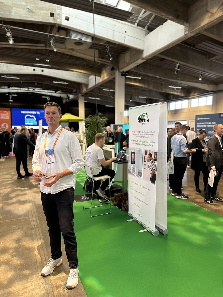 GobeRobots's tweet image. 🎉 Exciting news! 🎉 GoBe robots are making a grand appearance at this year’s @Computerworld Cloud Festival in Copenhagen! Swing by Stand 52 and witness the future of robotics firsthand. Don’t miss out on this electrifying showcase! See you there! 🤖 #GoBeRobots #CloudFestival