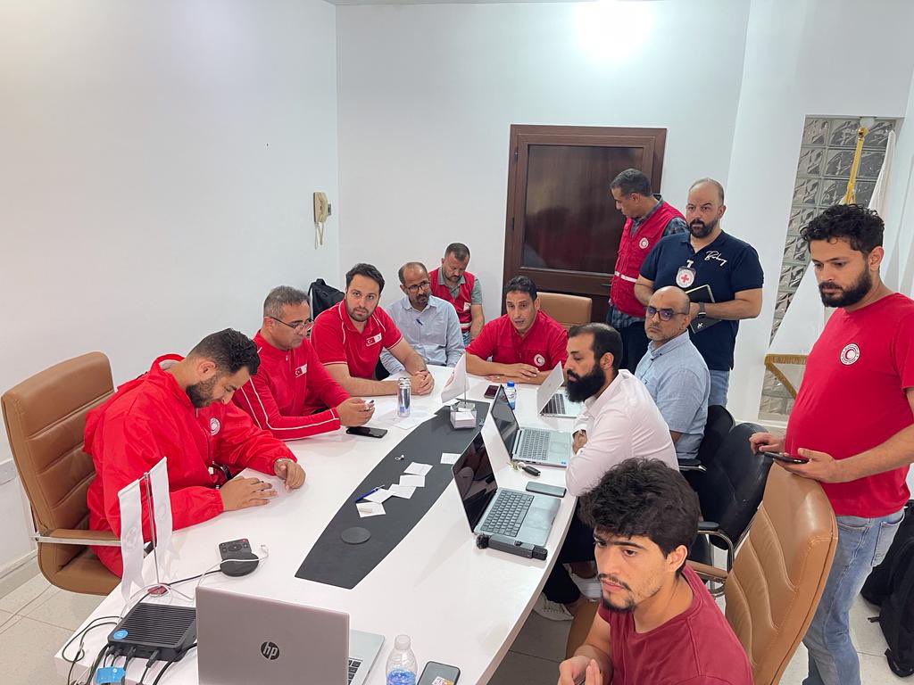 IFRC_MENA's tweet photo. The swift &amp; effective response of @MaMrcs to the #MoroccoEarthquake &amp; @LibyaRC to the #LibyaFloods is the result of years of preparedness efforts such as the implementation of the Preparedness for Effective Response (PER) approach, which was done with the support of #IFRC_MENA. https://t.co/BtFEPEf4dG
