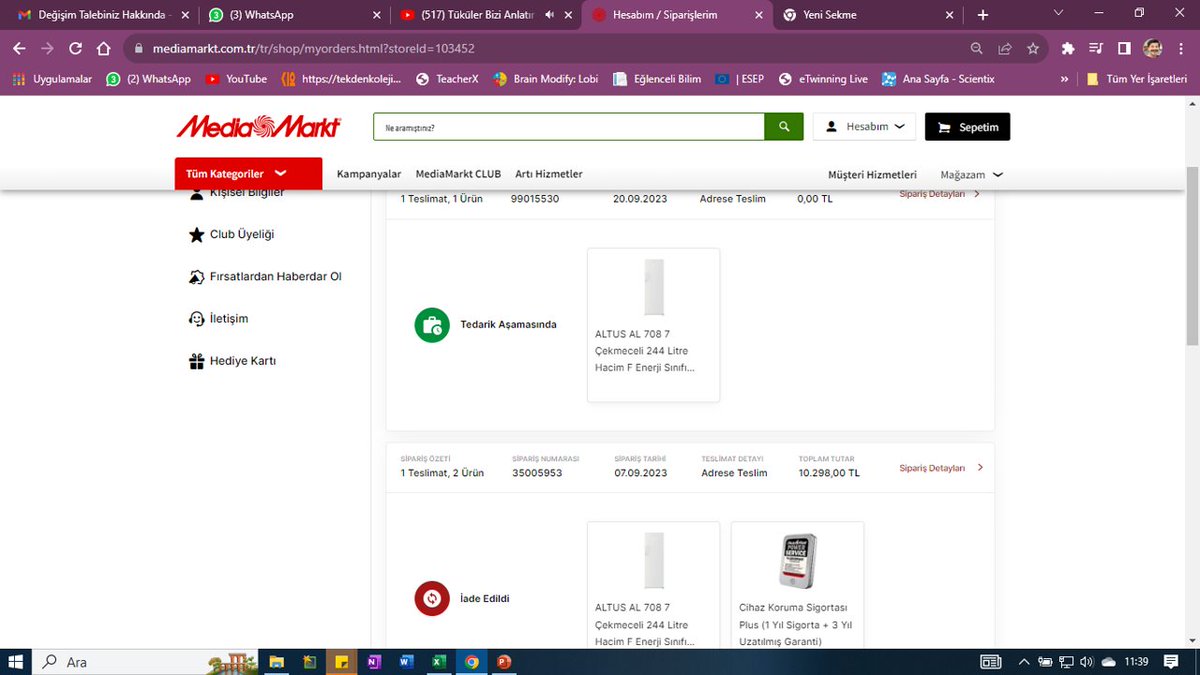 nurullahdmir's tweet photo. @mediamarkt_tr web sitenizden satın almış olduğum ancak kargoda kaybolduğu anlaşılan ürünlerime dair sipariş, benim bilgim ve onayım olmadan, tarafınızca iptal edilmiştir. Sonrasında sanki ben yeni sipariş vermişim gibi, tarafınızca yeni sipariş girilmiştir. üstelik 1 ürün eksik https://t.co/JBiDamYnXN