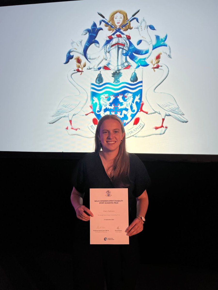 WorcPE's tweet photo. Congratulations to our #classof23 and our three students who won academic prizes at the annual @worcester_uni awards @WorcUni_SCS Well done to Jack, Tabitha and Charis 🍾 https://t.co/DwaEme675f