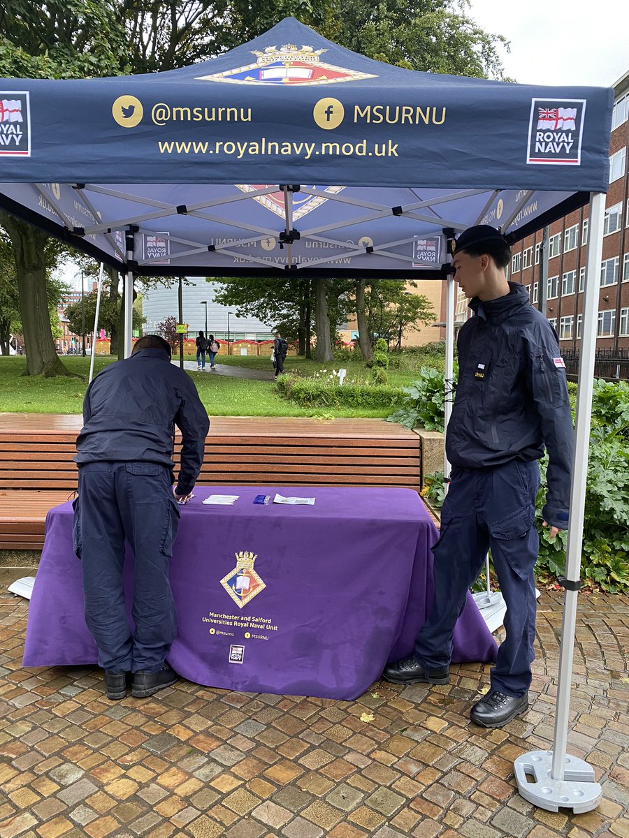 We’re out and about today and tomorrow at @OfficialUoM Freshers week. Come say hi to our members and hear their stories. We aim to provide world-class maritime and leadership training, whilst allowing you to become part of a team of like-minded individuals at University ⚓️#UoM